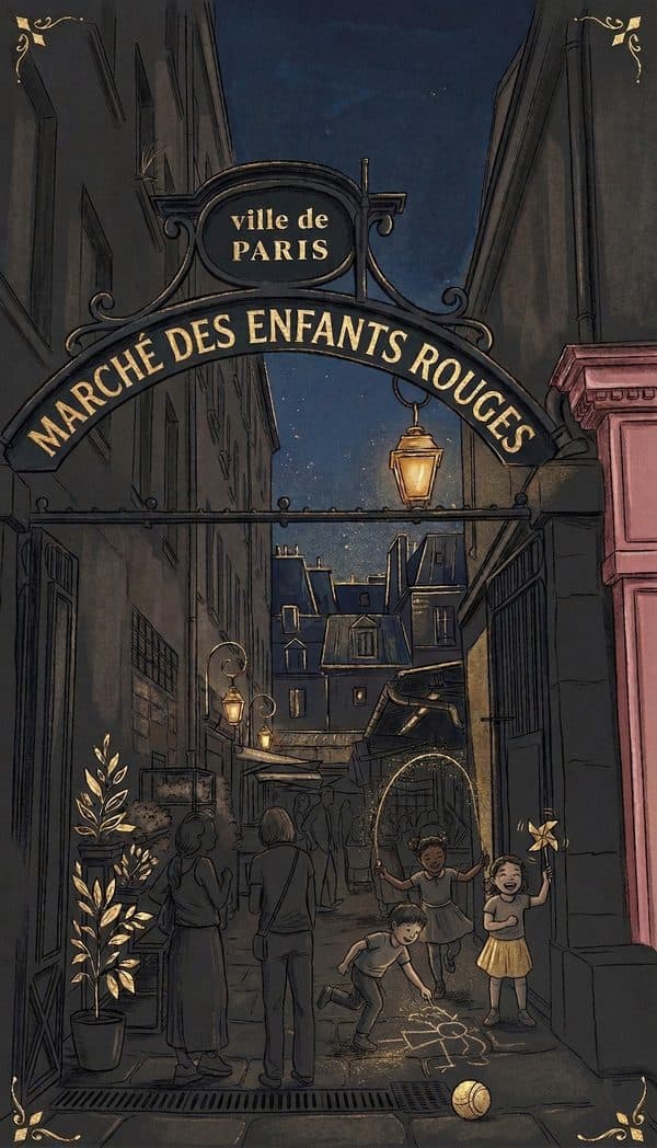 Illustration of Marché des Enfants Rouges